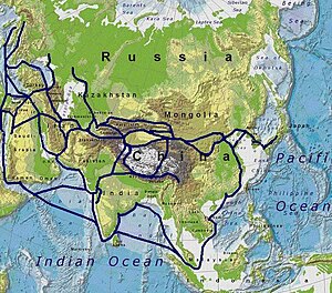 Climate Change and the Rise of the Central Asian Silk Roads